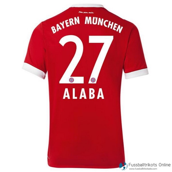 Bayern München Trikot Heim Alaba 2017-18 Fussballtrikots Günstig